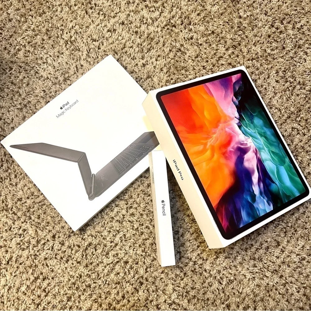 EMPTY Apple BOXES Bundle - IPad Pro, Apple Pencil, IPad Magic Keyboard boxes